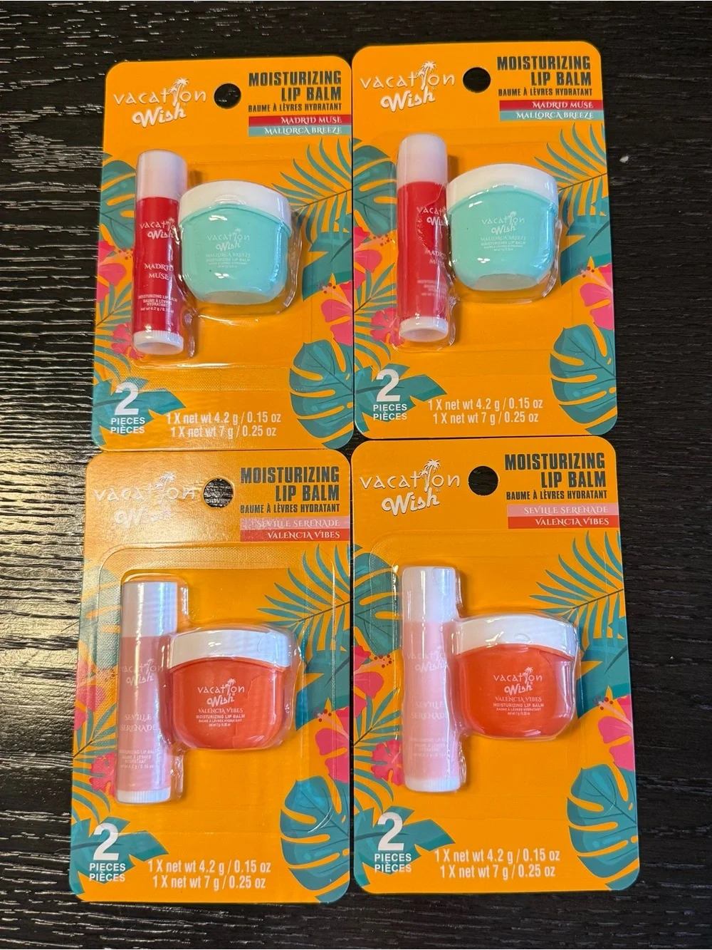 Vacation Wish Moisturizing Lip Balm Set